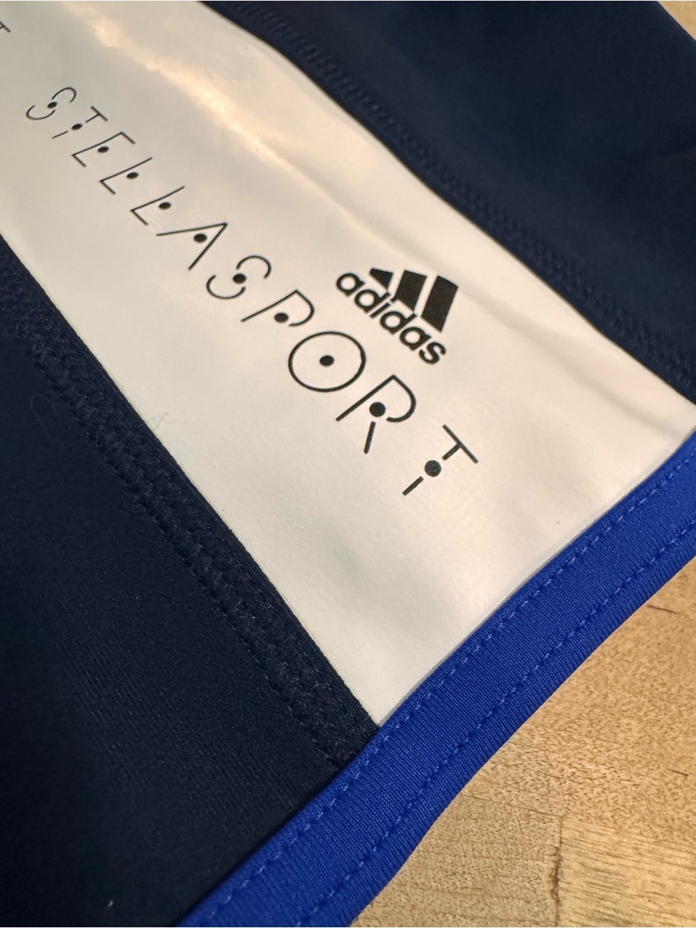 Adidas by Stella McCartney Navy Stellasports training Shorts - Picture 6 of 9